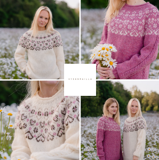 SYDÄNMAILLA Sweater guide (ENG) / Englanninkielinen versio