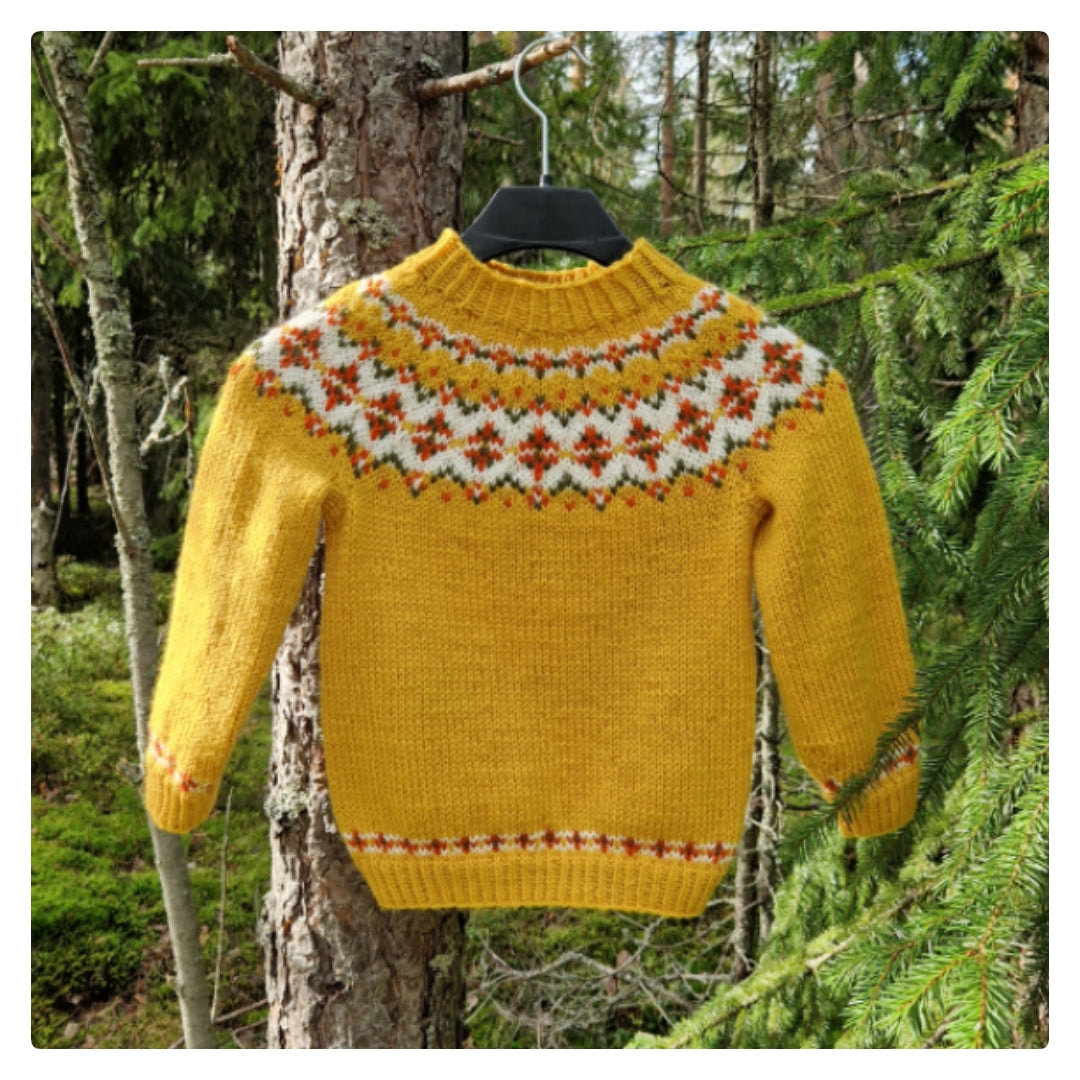 RUSKA/ AUTUM Children`s Knitting patter (1-4 year old) PDF (ENG)