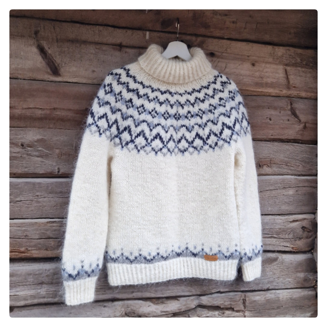 RIITE / SLEET Sweater guide / Englannin kielinen PDF ohje