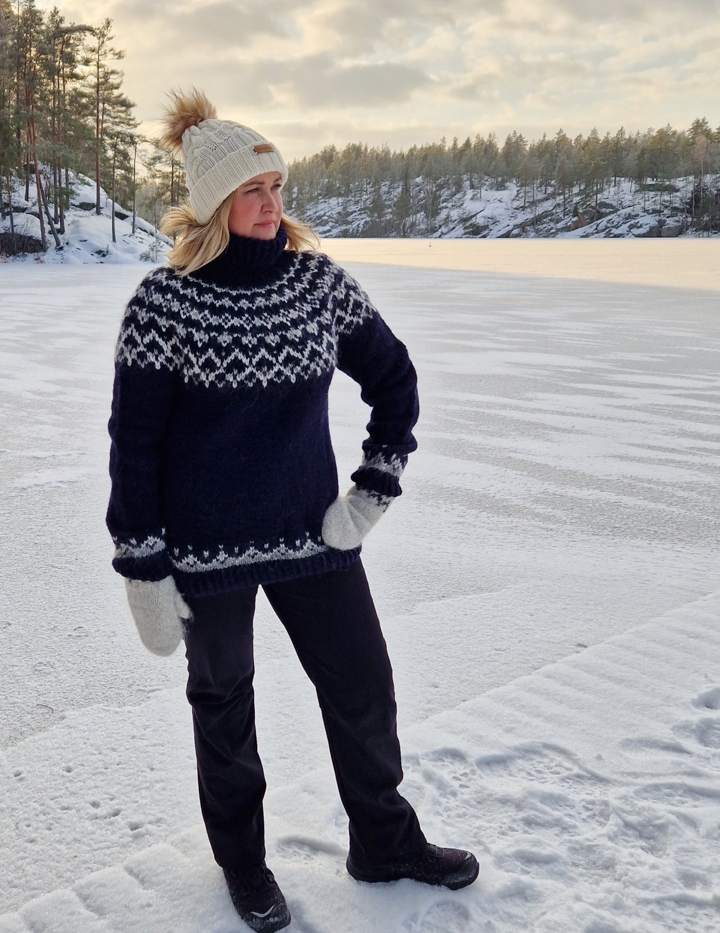 RIITE / SLEET Sweater guide / Englannin kielinen PDF ohje