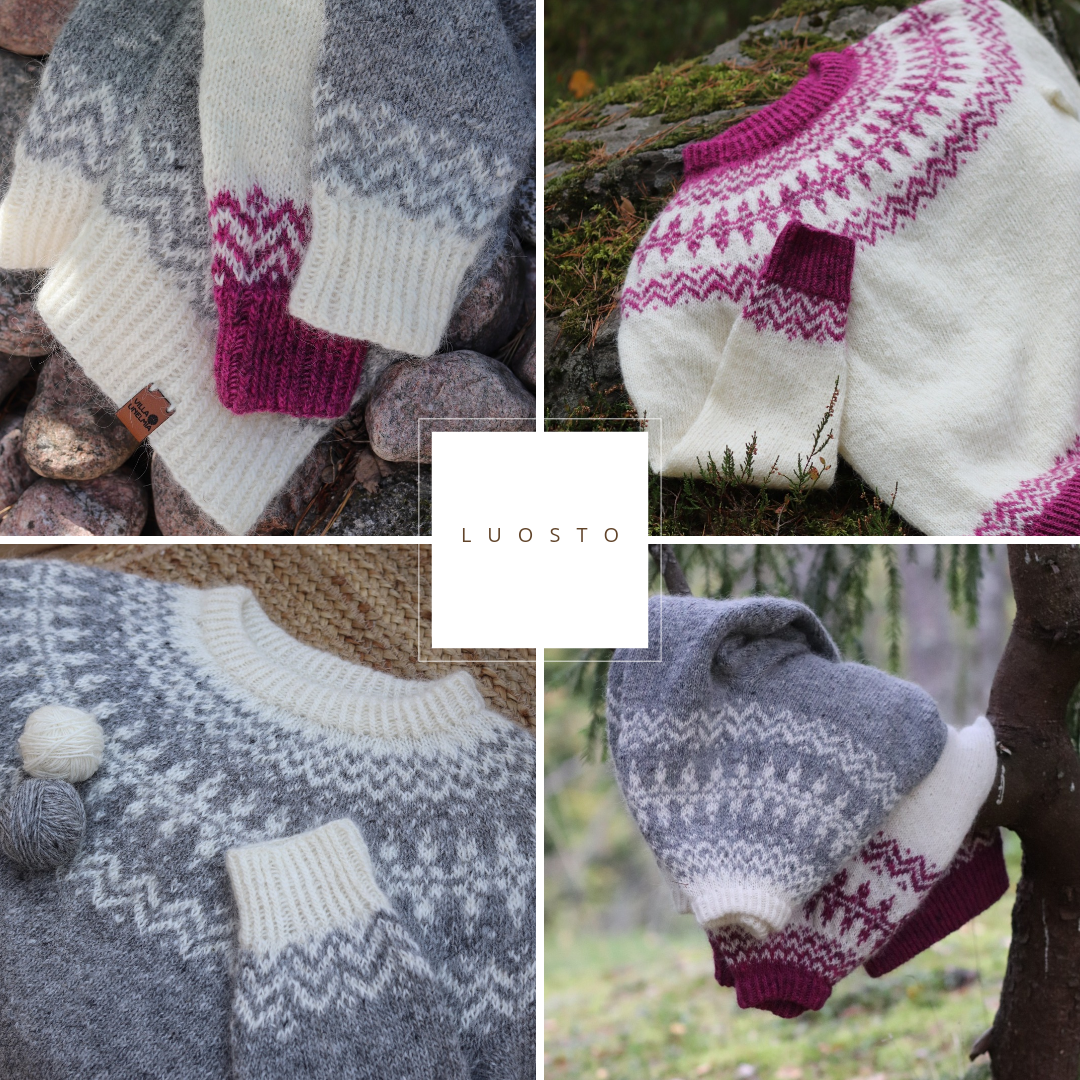 LUOSTO Suomenkielinen neuleohje / FIN