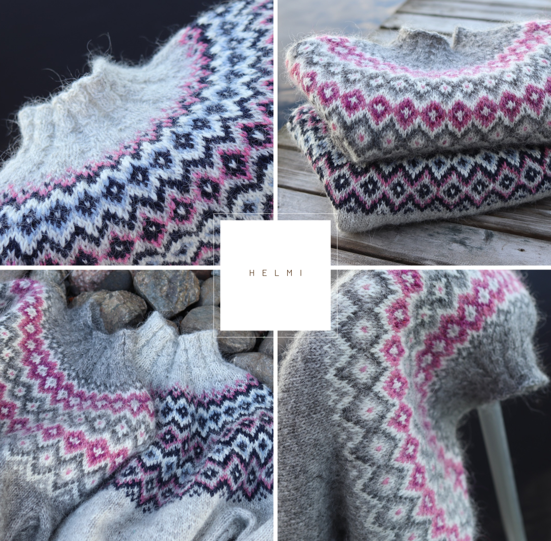 HELMI / PEARL Sweater guide (ENG) / Englanninkielinen versio