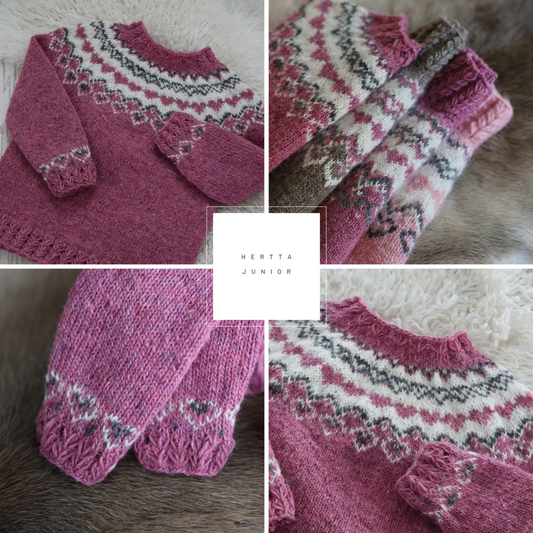 HERTTA JUNIOR Suomenkielinen neuleohje / FIN