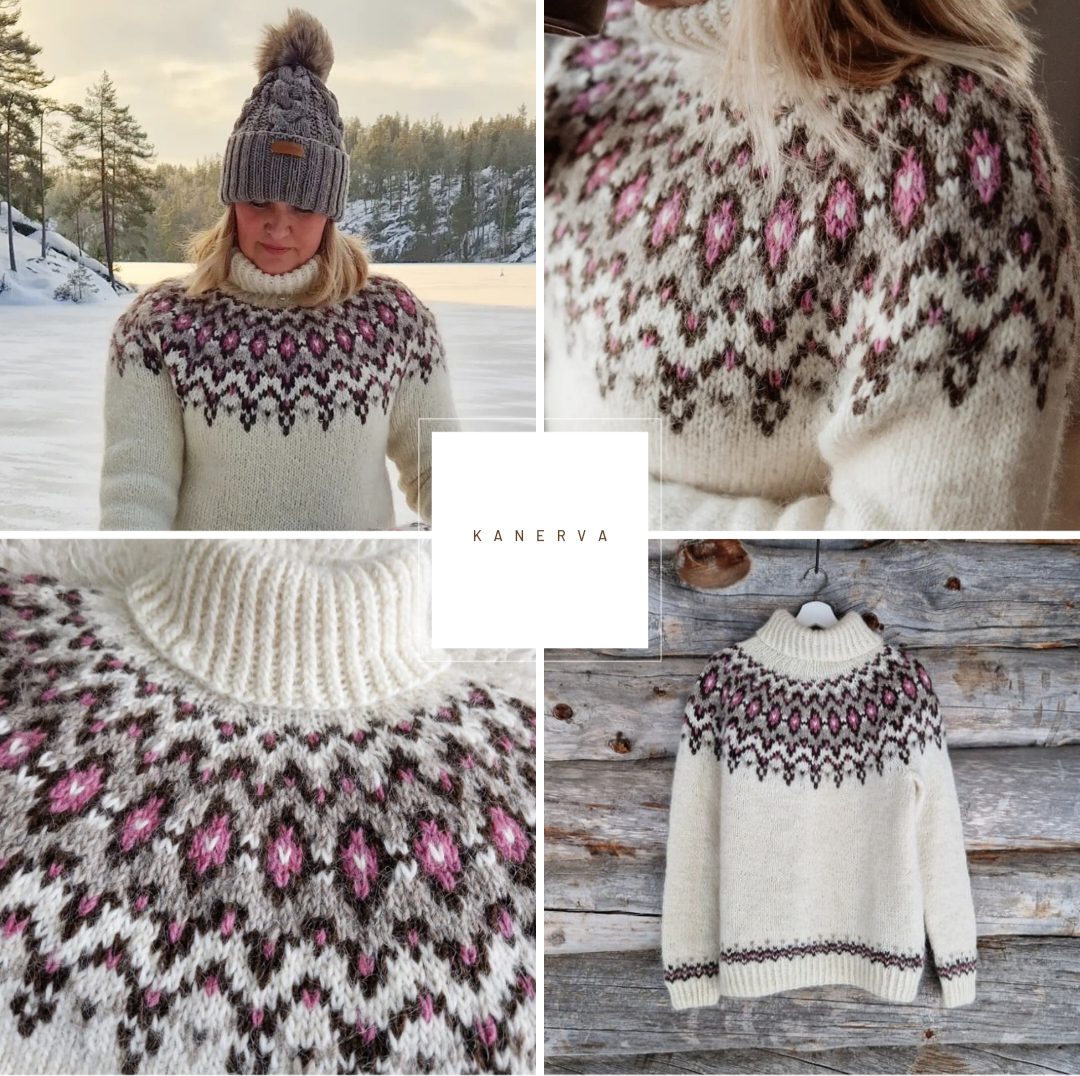 KANERVA/ LJUNG Stickanvisningar på svenska / Ruotsinkielinen neuleohje