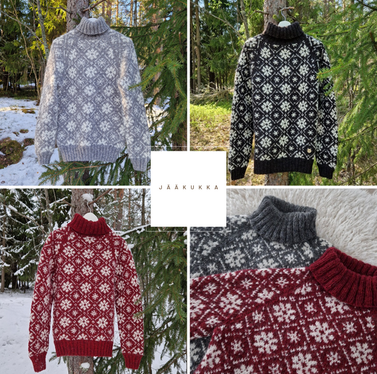 JÄÄKUKKA Suomenkielinen neuleohje / FIN