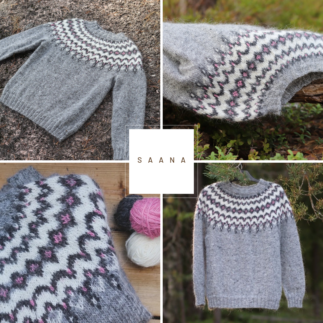 SAANA Suomenkielinen neuleohje (FIN)