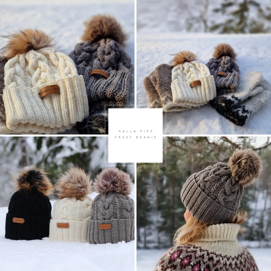 HALLA PIPO /  FROST BEANIE guide ( ENG) / Englanninkielinen ohje