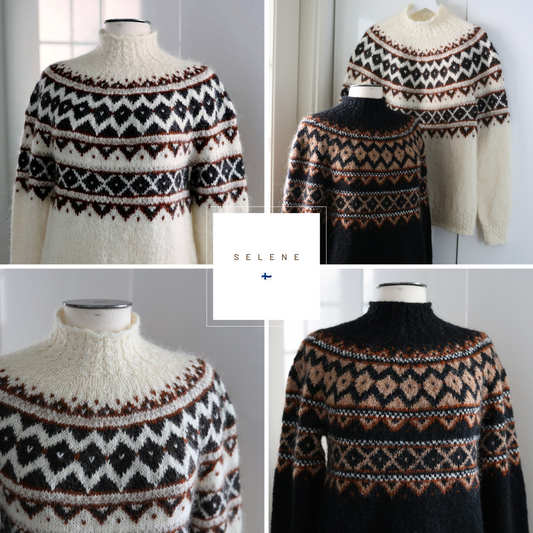 SELENE Suomenkielinen neuleohje / FIN