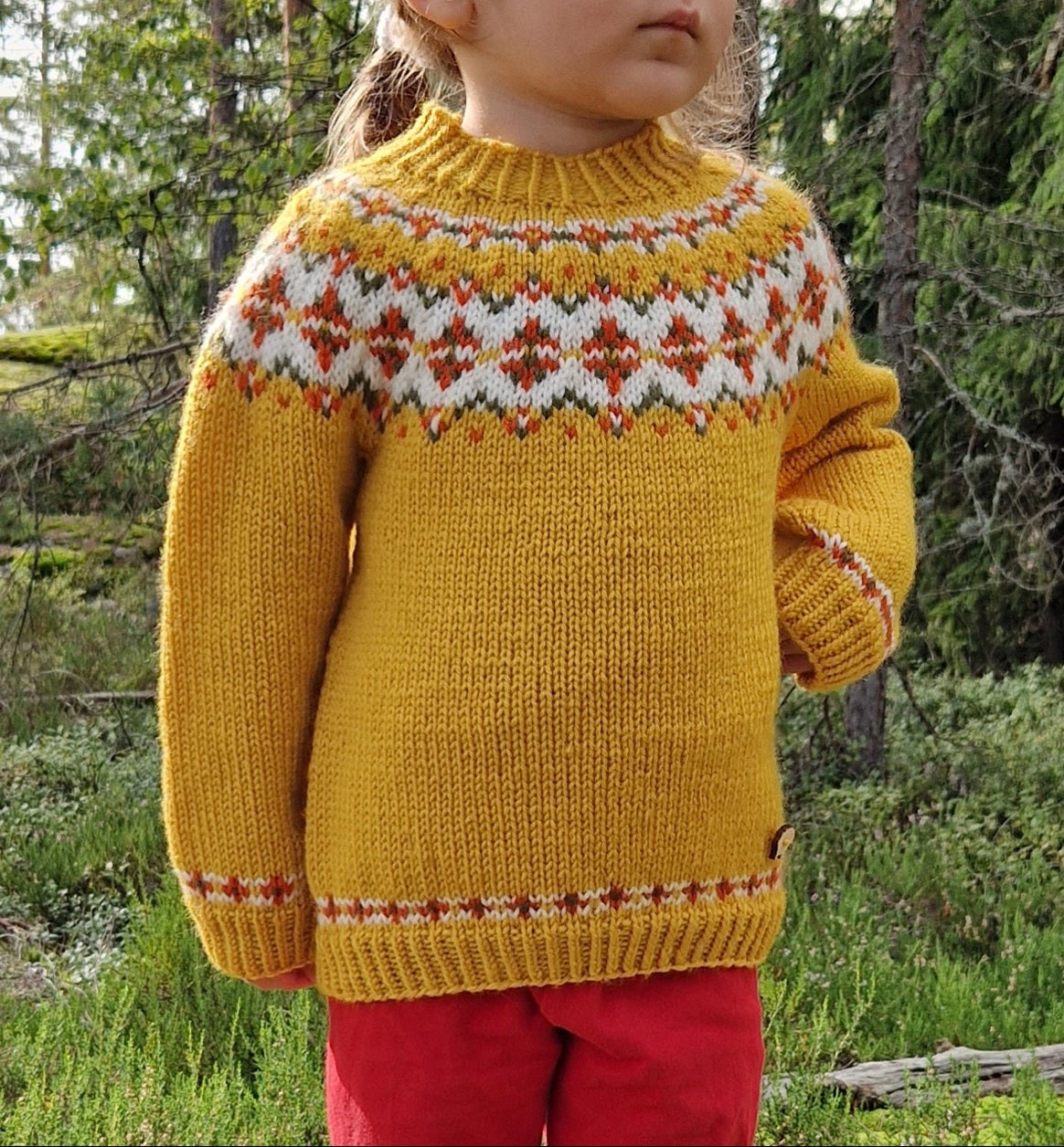RUSKA/ AUTUM Children`s Knitting patter (1-4 year old) PDF (ENG)