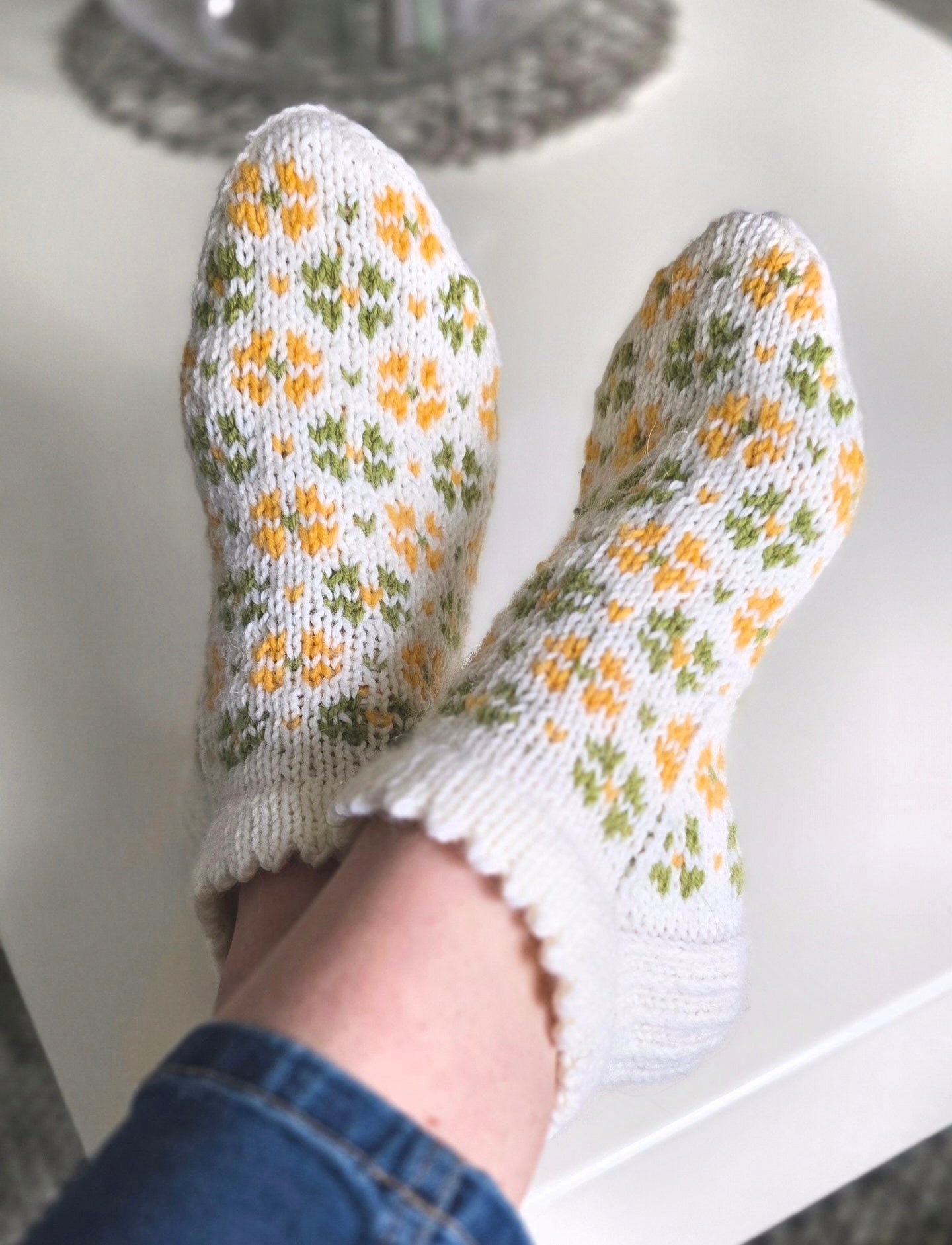 KESÄNIITTY / SUMMER MEADOW sock guide (ENG) / Englanninkielinen ohje