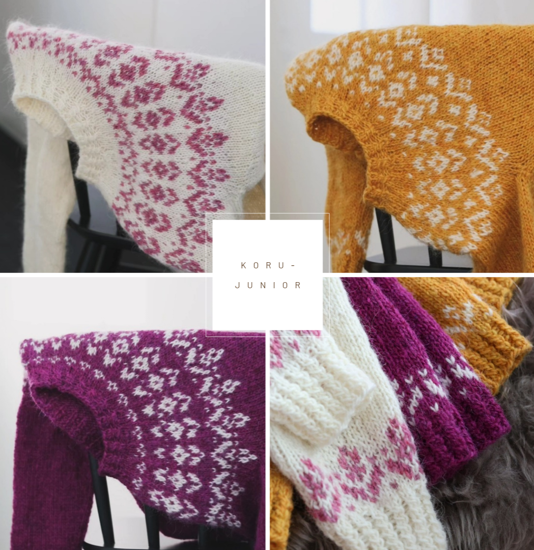 KORU - JUNIOR Suomenkielinen neuleohje / FIN