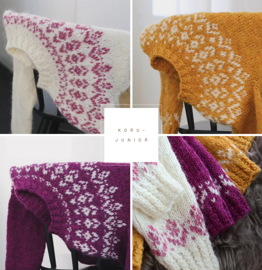 KORU - JUNIOR Suomenkielinen neuleohje / FIN